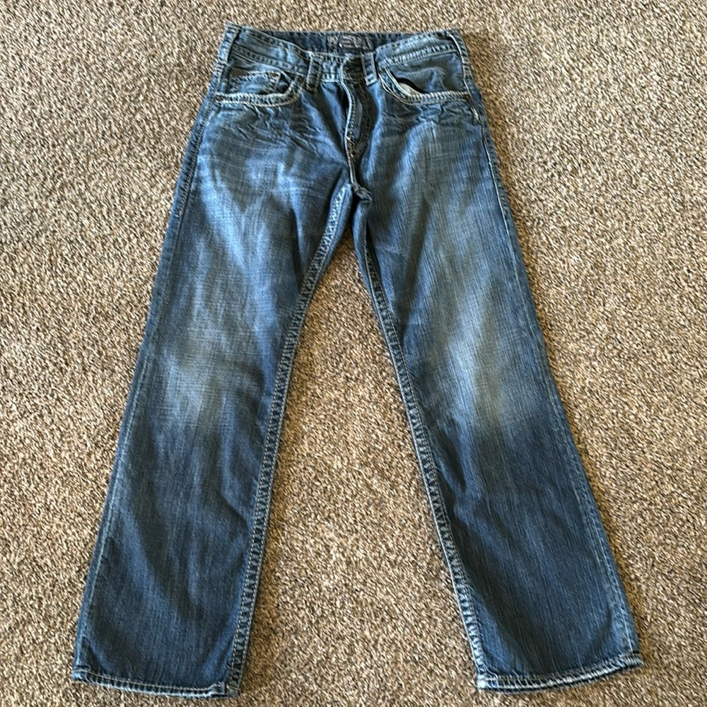 Silver Zac Jean